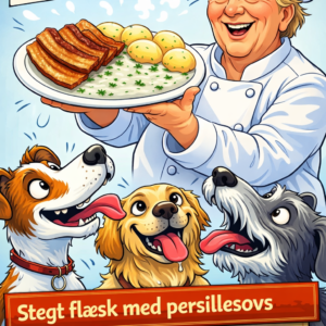 Stegt flæsk m persillesovs